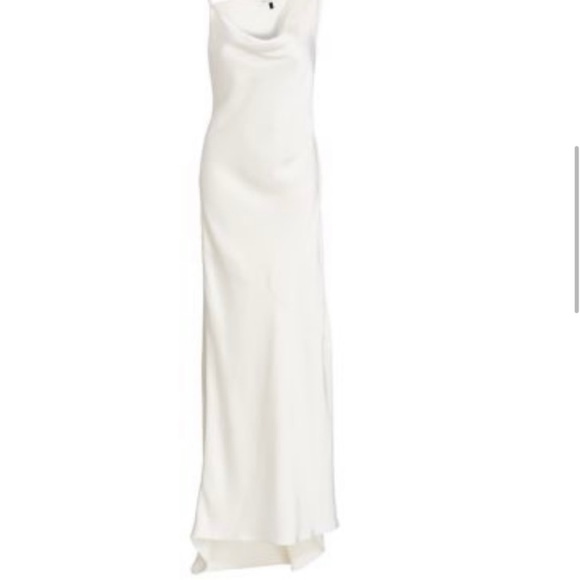 Halston Women’s Satin Slip Gown - Size 10 - Picture 7 of 11